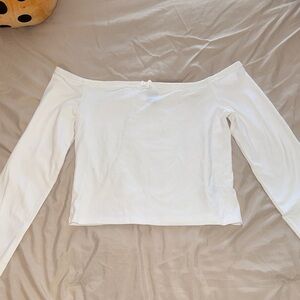 Wild Fable White Long Sleeve Top